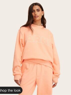 Parke X Target Peach Mockneck Sweatshirt L/XL